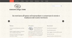 Desktop Screenshot of edizioni5terre.com